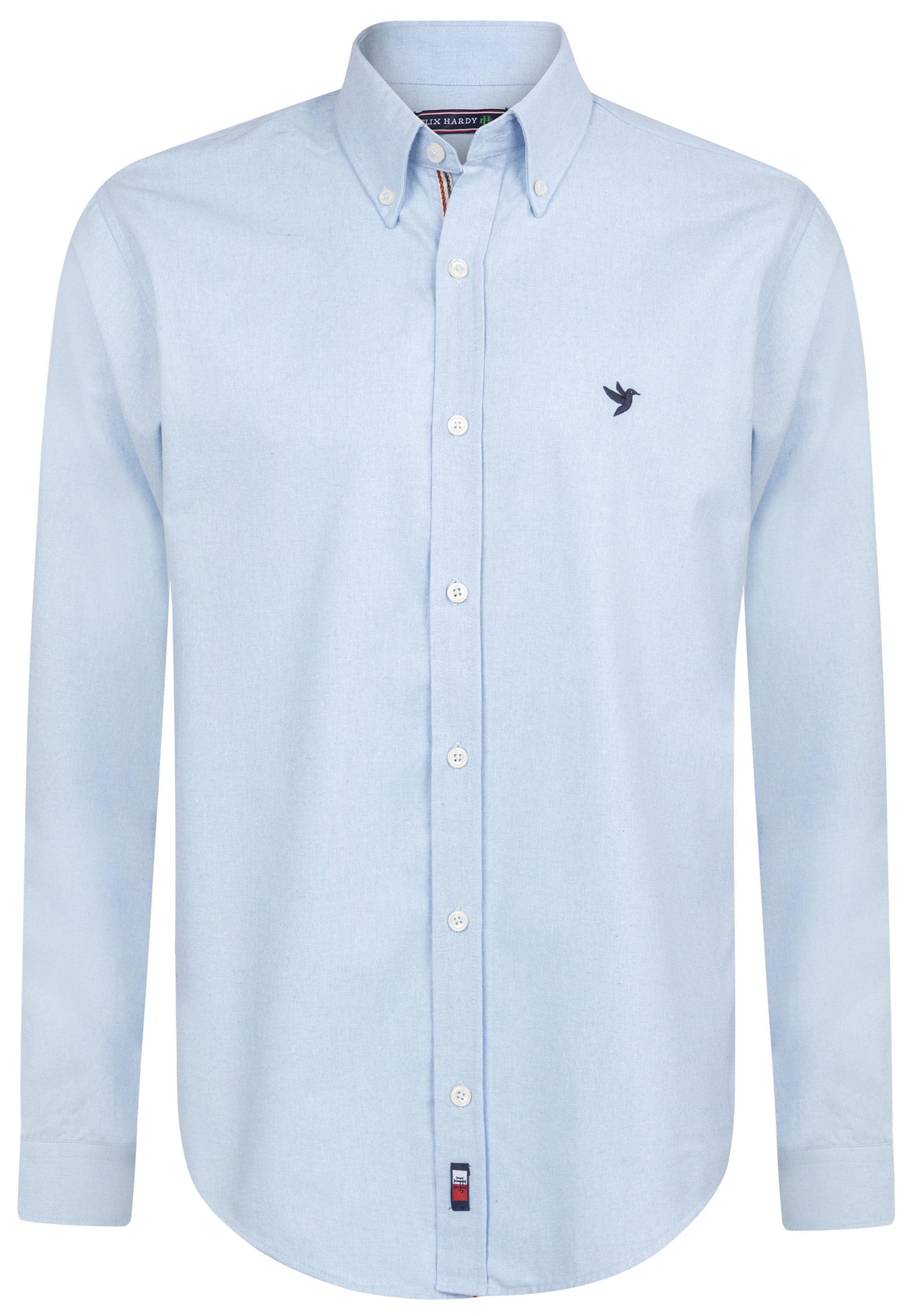 Chemise Felix Hardy en bleu : devant