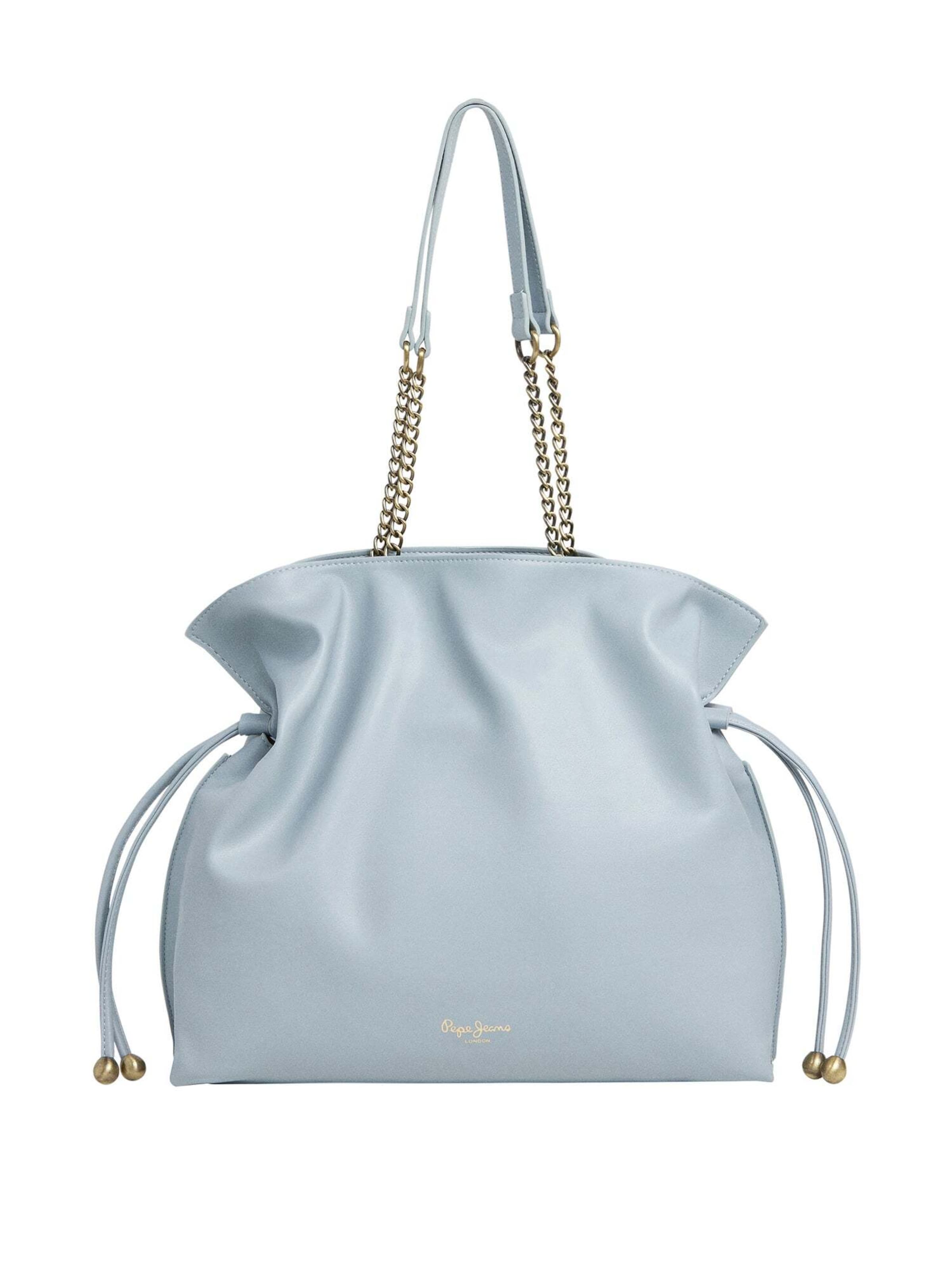 Pepe Jeans Handtas in Blauw: voorkant