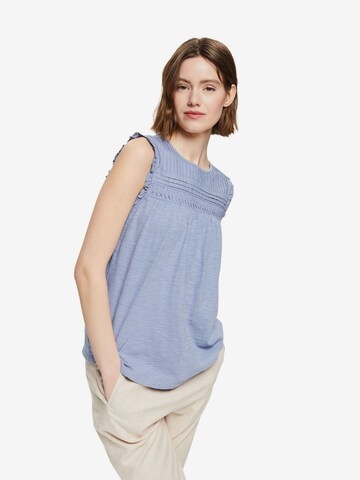 Top di ESPRIT in blu: frontale