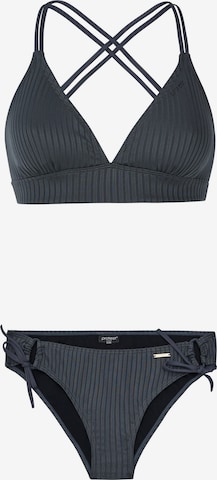 PROTEST Bikini 'PRTCosta' in Grau: Vorderseite