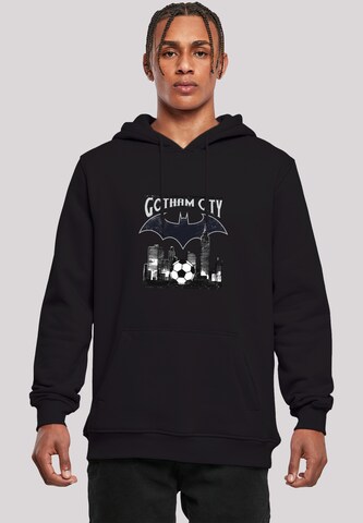 Sweat-shirt 'DC Comics Batman Football Gotham City and Batman' F4NT4STIC en noir : devant