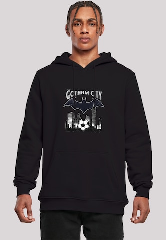 F4NT4STIC Sweatshirt 'DC Comics Batman Football Gotham City and Batman' in Zwart: voorkant