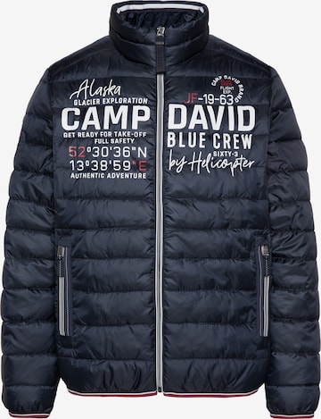 CAMP DAVID Between-Season Jacket in Blue: front