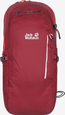 Zaino sportivo 'Athmos Shape' di JACK WOLFSKIN in rosso: frontale