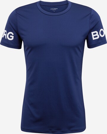 BJÖRN BORG Performance Shirt in Blue: front