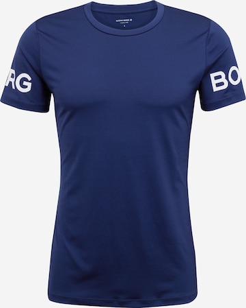 BJÖRN BORG Functioneel shirt in Blauw: voorkant