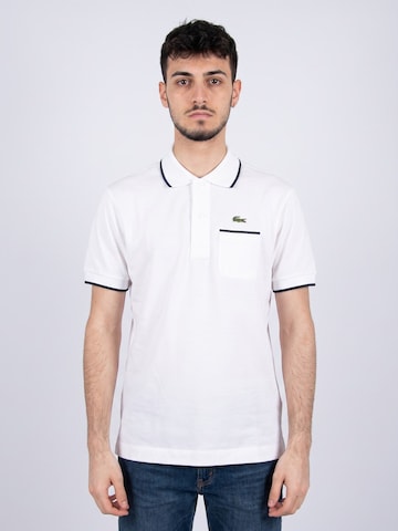 LACOSTE Bluser & t-shirts 'T-shirt S/S White' i hvid: forside