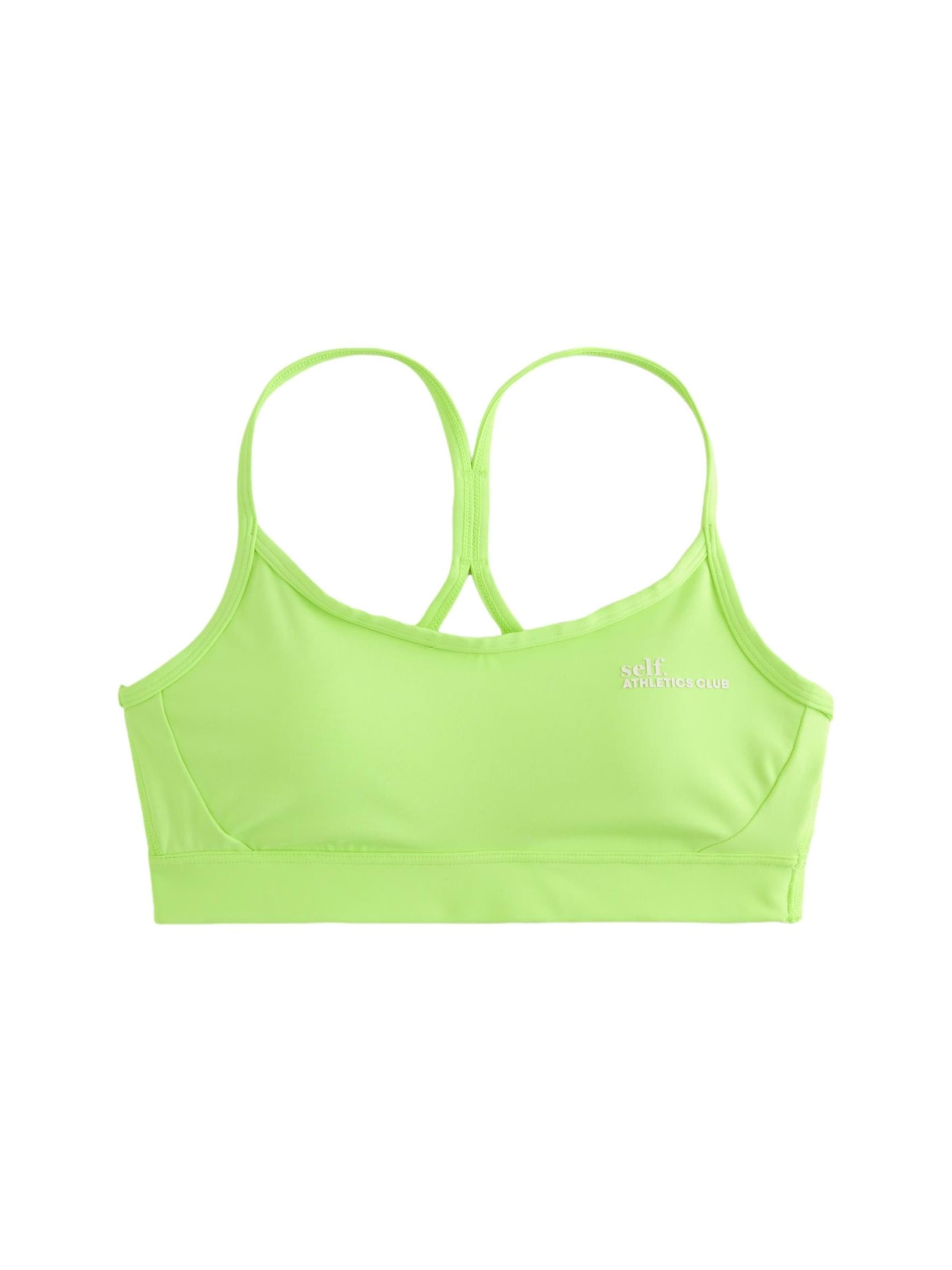 Soutien-gorge self. en vert : devant
