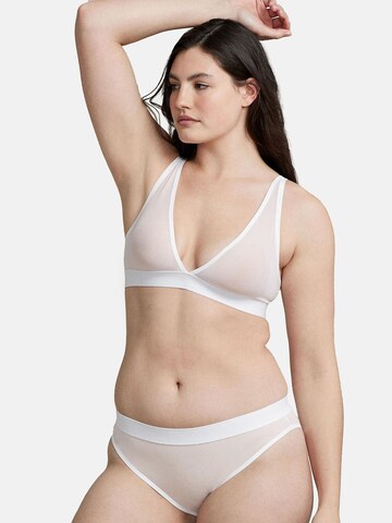 Triangle Soutien-gorge ' UNLINED PLUNGE BRA ' Polo Ralph Lauren en blanc
