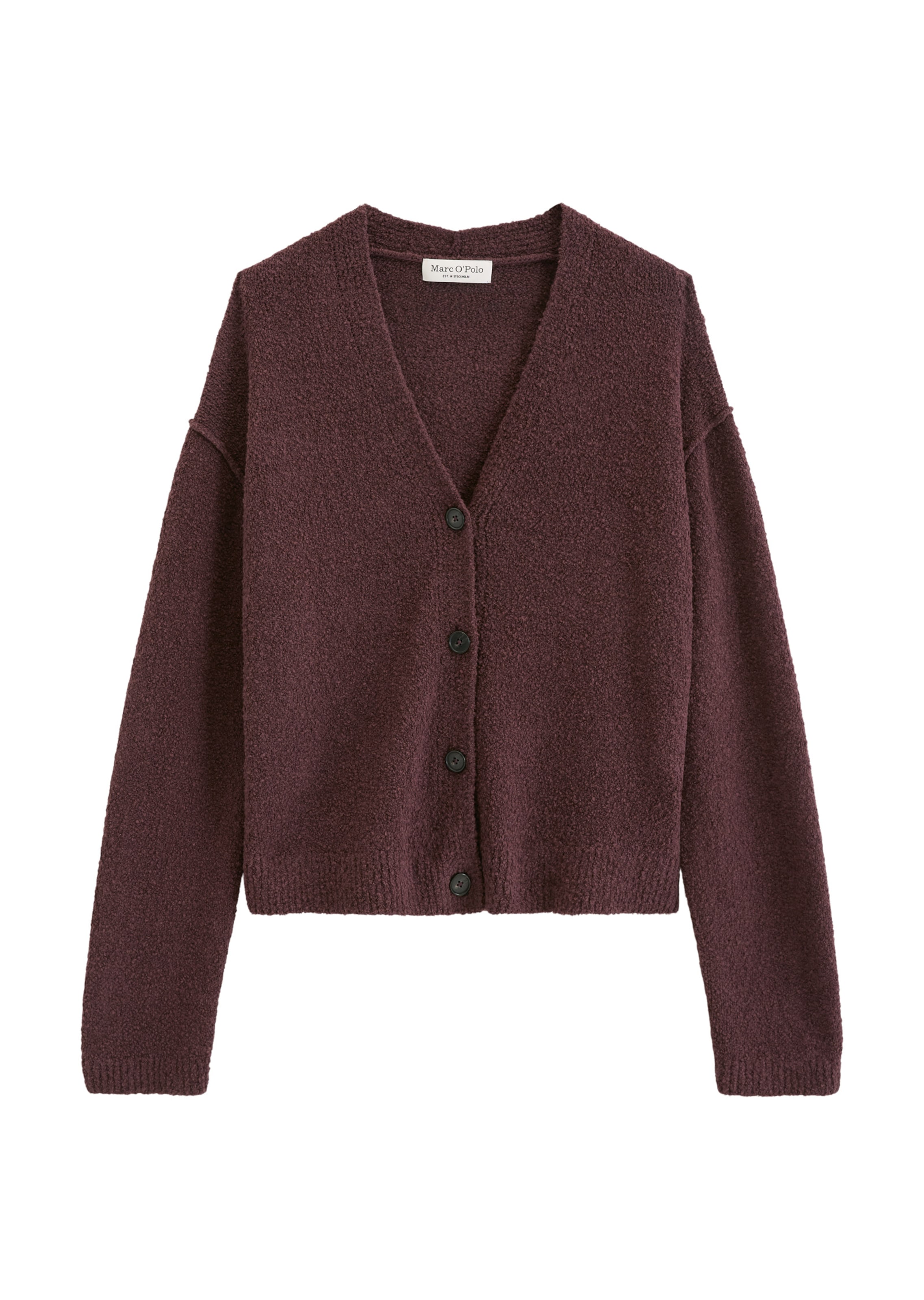 Marc O'Polo Knit Cardigan in Red: front