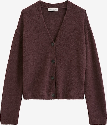 Marc O'Polo Knit Cardigan in Red: front