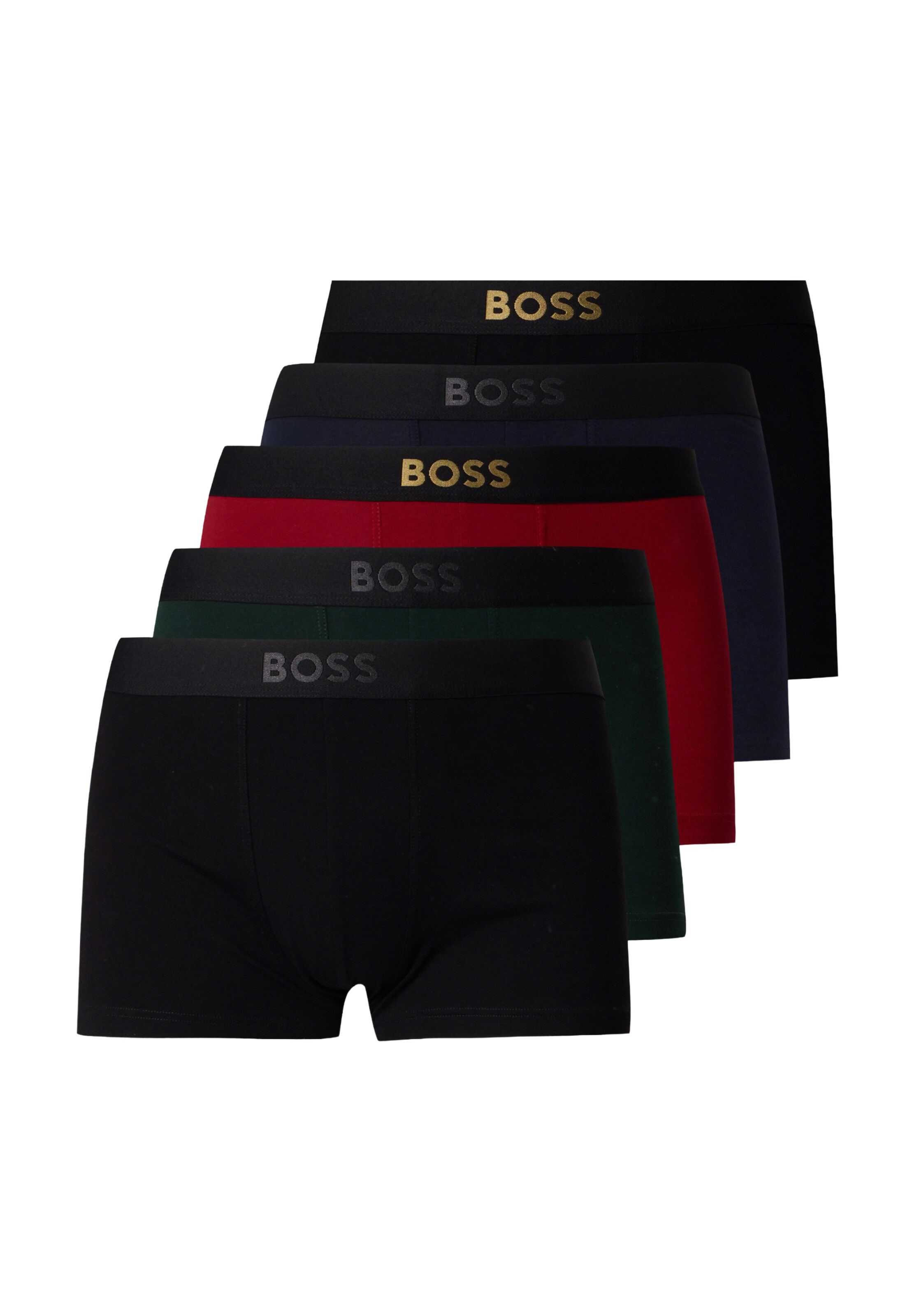 tengerészkék / sötétzöld / piros / fekete BOSS Boxeralsók - S, Termék nézet