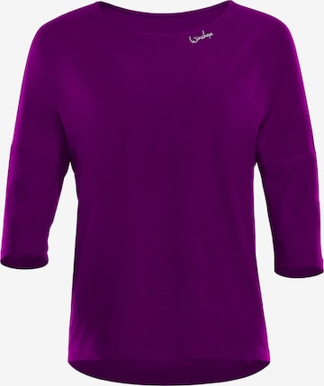 T-shirt fonctionnel 'DT111LS' Winshape en violet : devant