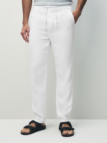 Regular Pantalon Next en blanc : devant