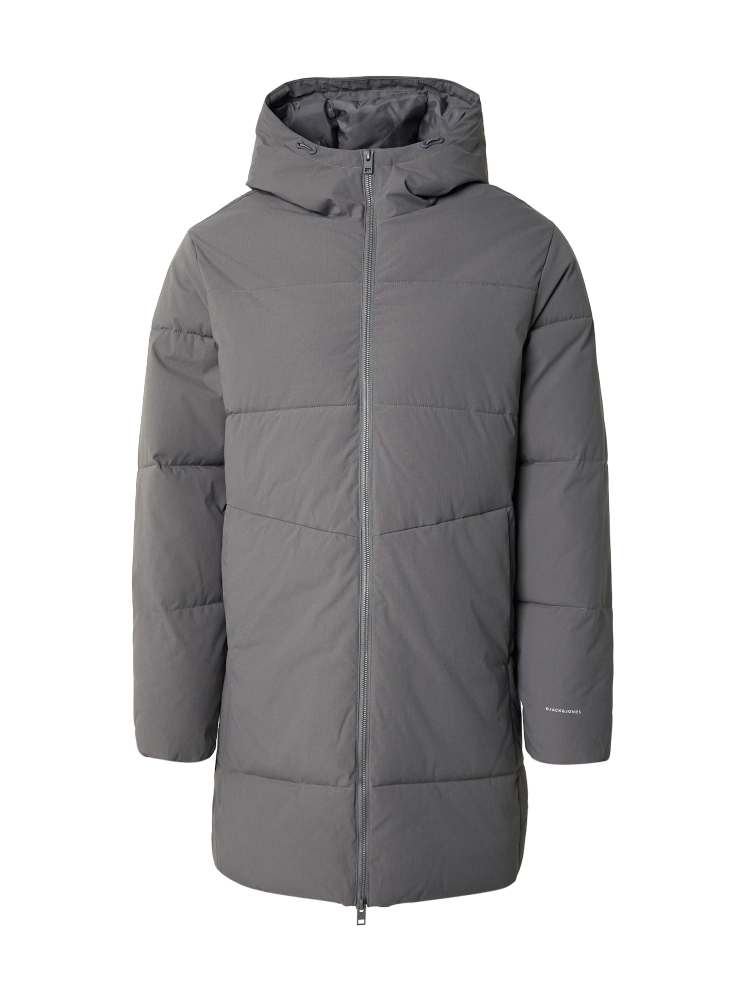 Geacă de iarnă 'JWHBRADY' de la JACK & JONES pe gri: față