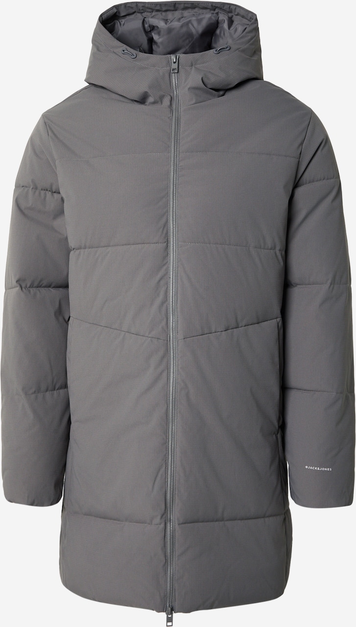 Geacă de iarnă 'JWHBRADY' de la JACK & JONES pe gri: față