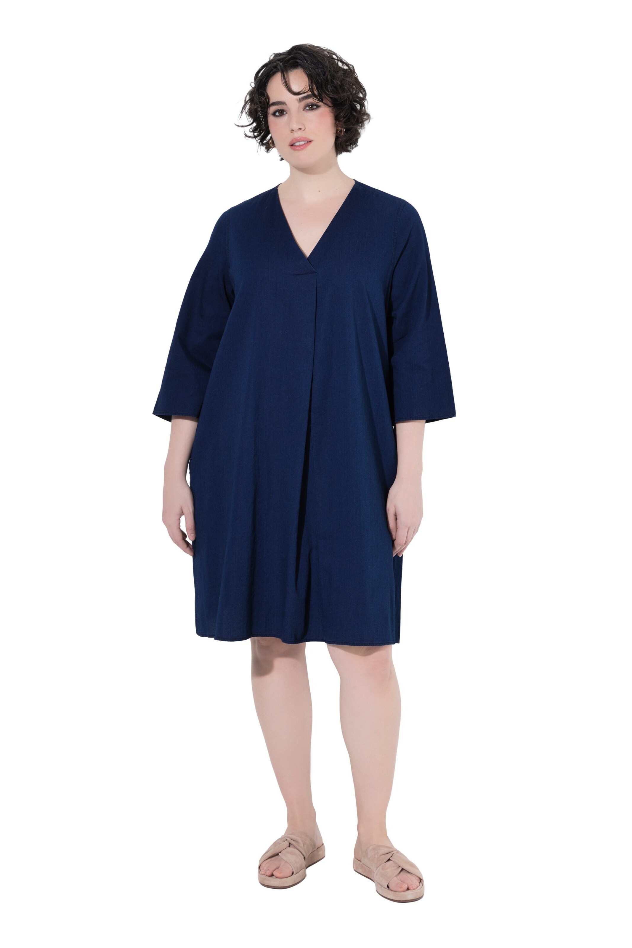 Ulla Popken Kleid in Blau: Vorderseite