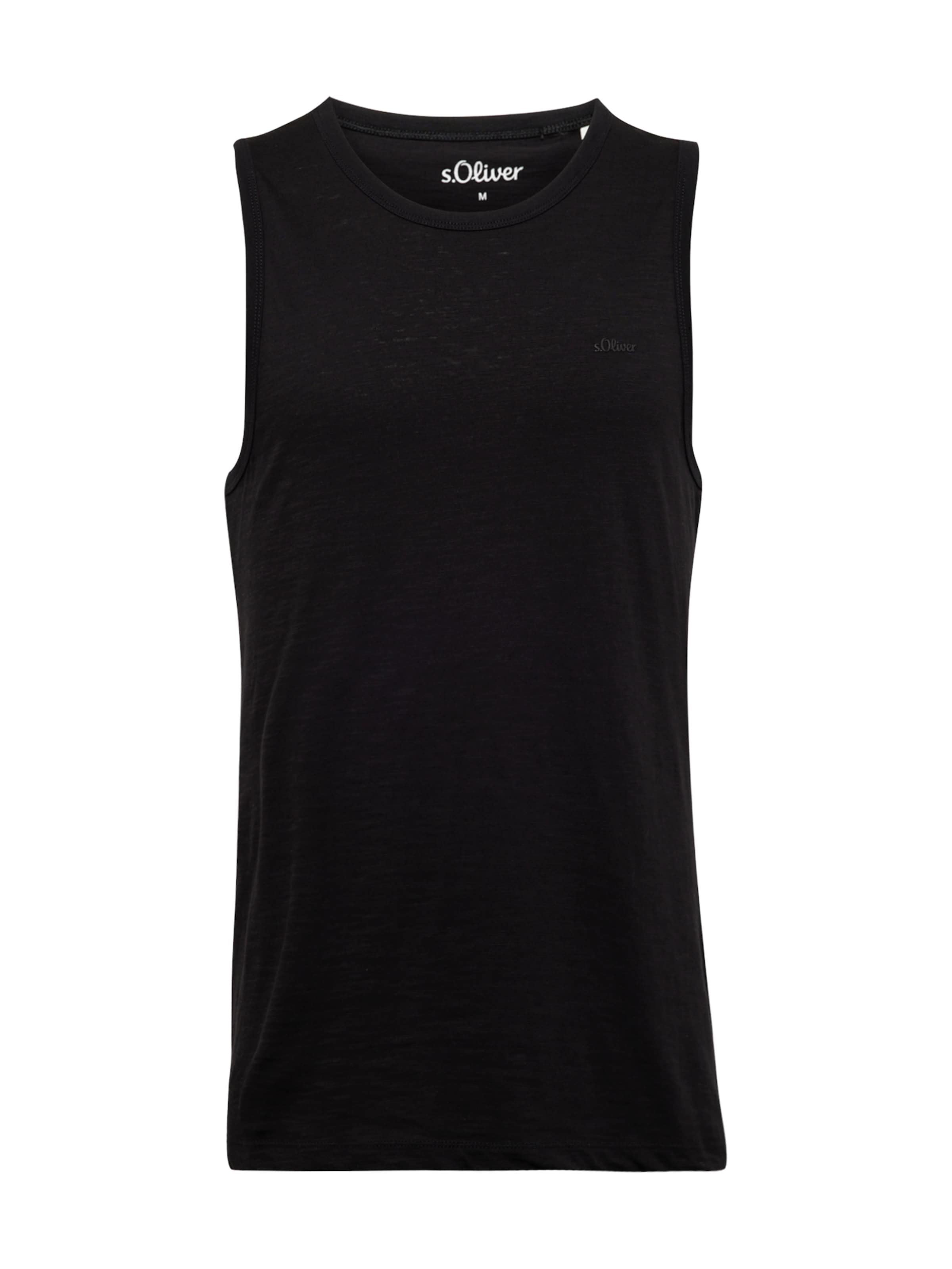 s.Oliver Shirt in Schwarz: Vorderseite