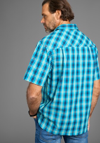 Man's World Comfort Fit Hemd in Blau