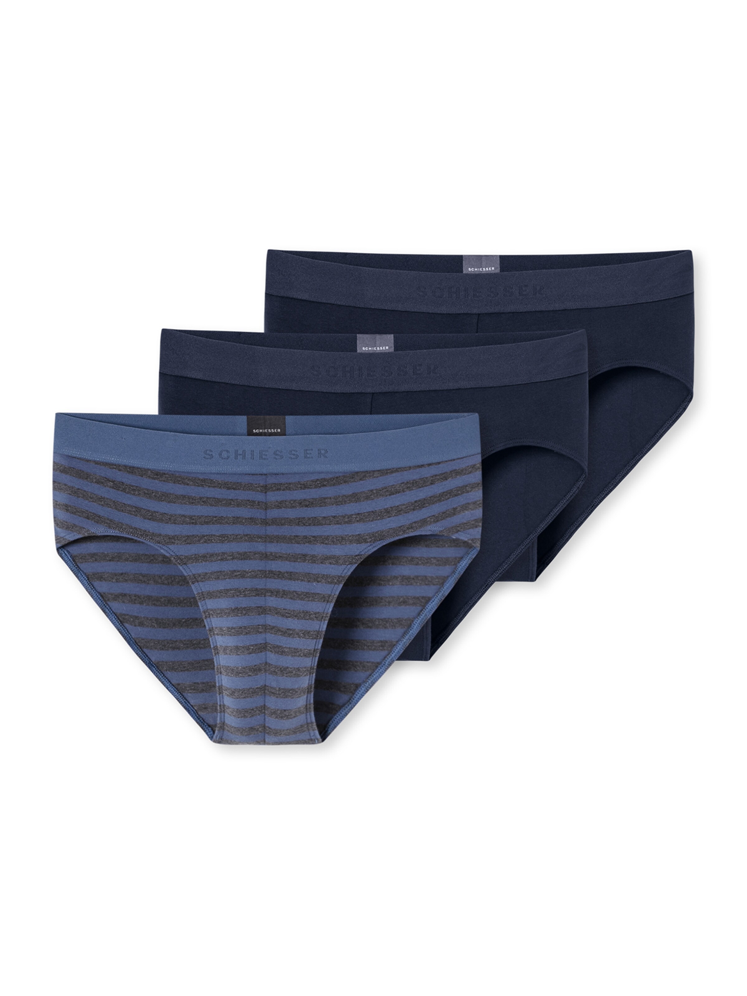 SCHIESSER Panty ' 955 Multi ' in Blue: front
