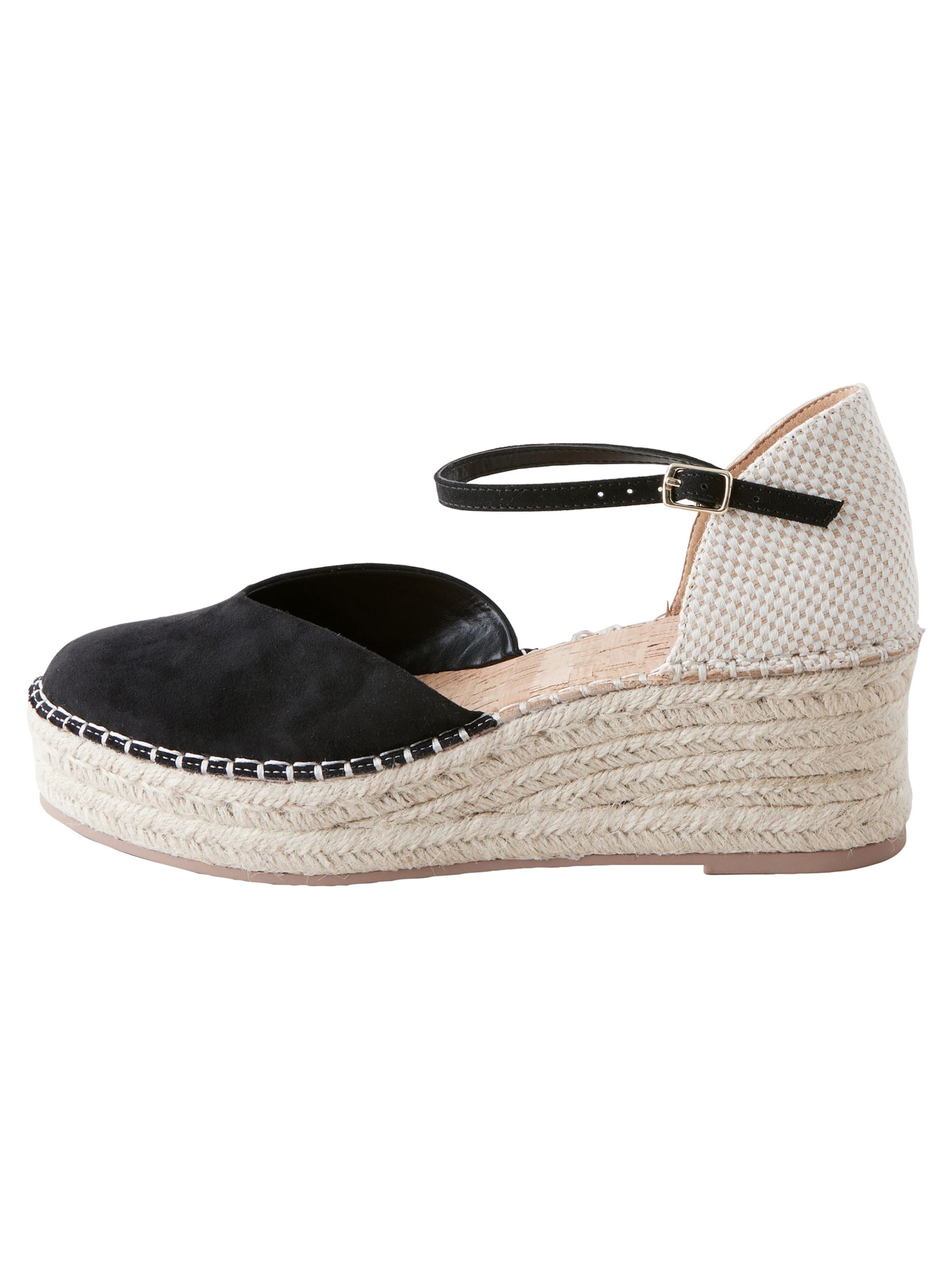 melns Next Espadrillas: no priekšpuses