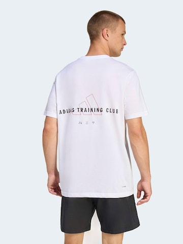 ADIDAS PERFORMANCE - Camiseta funcional 'TR ID' en blanco: frente