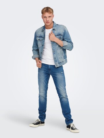 regular Jeans 'Loom' di Only & Sons in blu