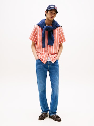 TOMMY HILFIGER Regular Fit Hemd in Orange