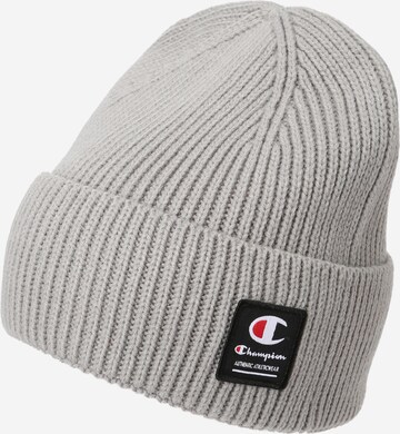 Champion Authentic Athletic Apparel Beanie in Grey: front