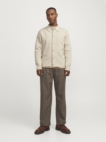 JACK & JONES Strickjacke in Beige