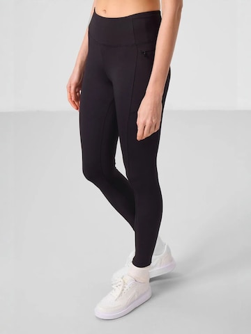 Tommy Life Skinny Legginsy 'Gamaschen' w kolorze czarny