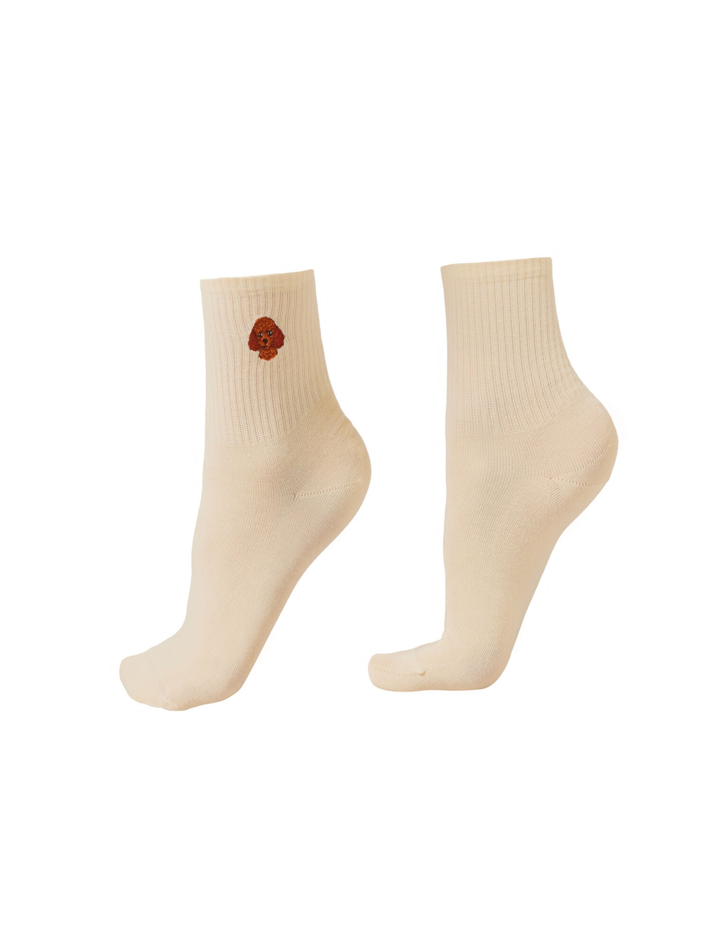 CALZEDONIA Socks 'Dog' in Yellow: front