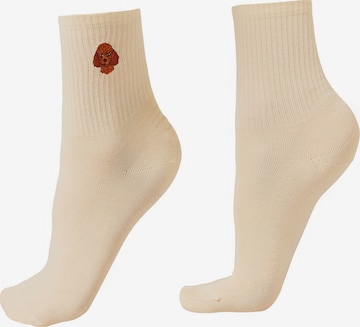 CALZEDONIA Socks 'Dog' in Yellow: front