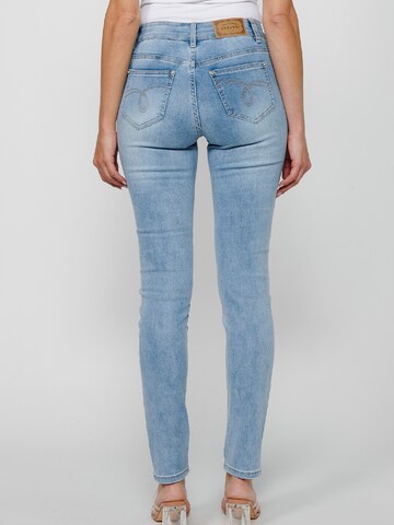 KOROSHI Skinny Jeans in Blau