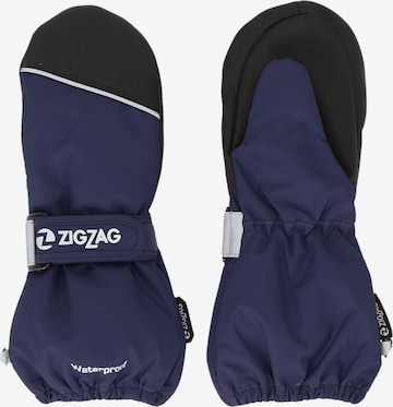 ZigZag Athletic Gloves 'Shildon' in Blue: front