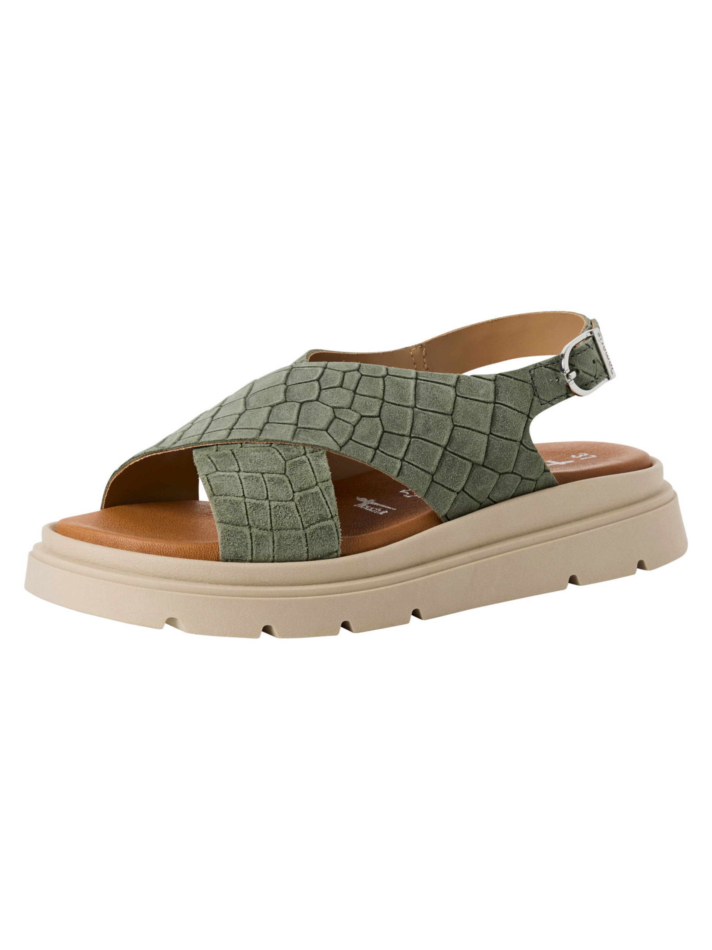 Tamaris Sandal in Green: front