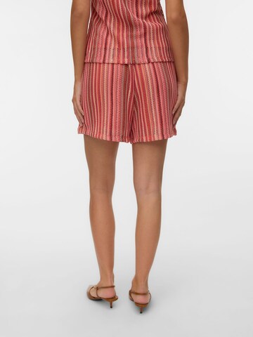 VERO MODA Regular Trousers 'VMDemi' in Red