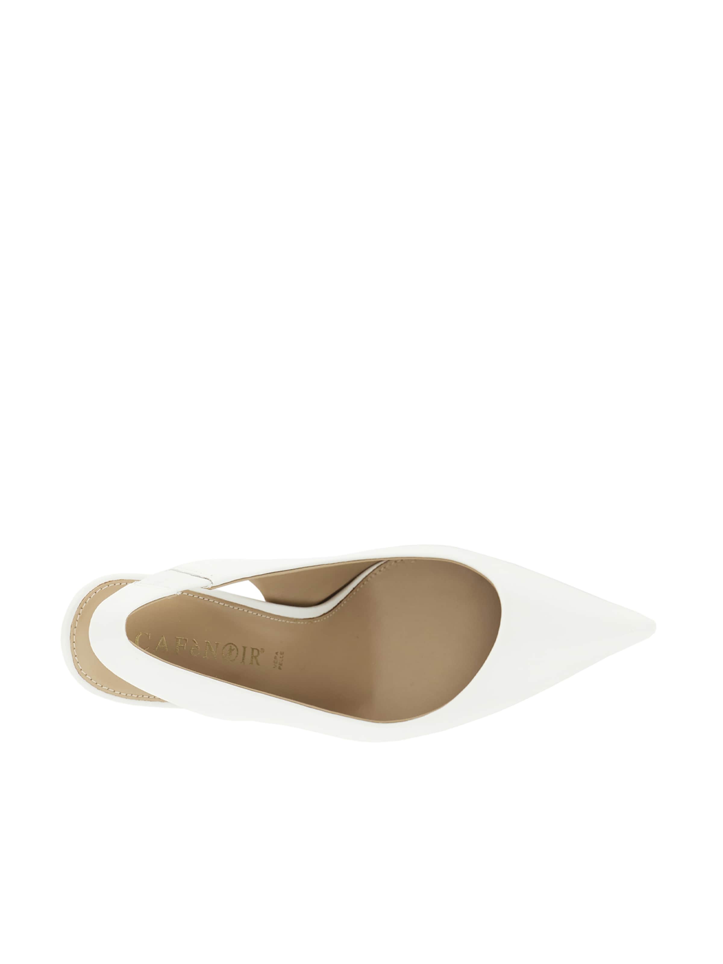 Décolleté sling di CAFè NOIR in beige