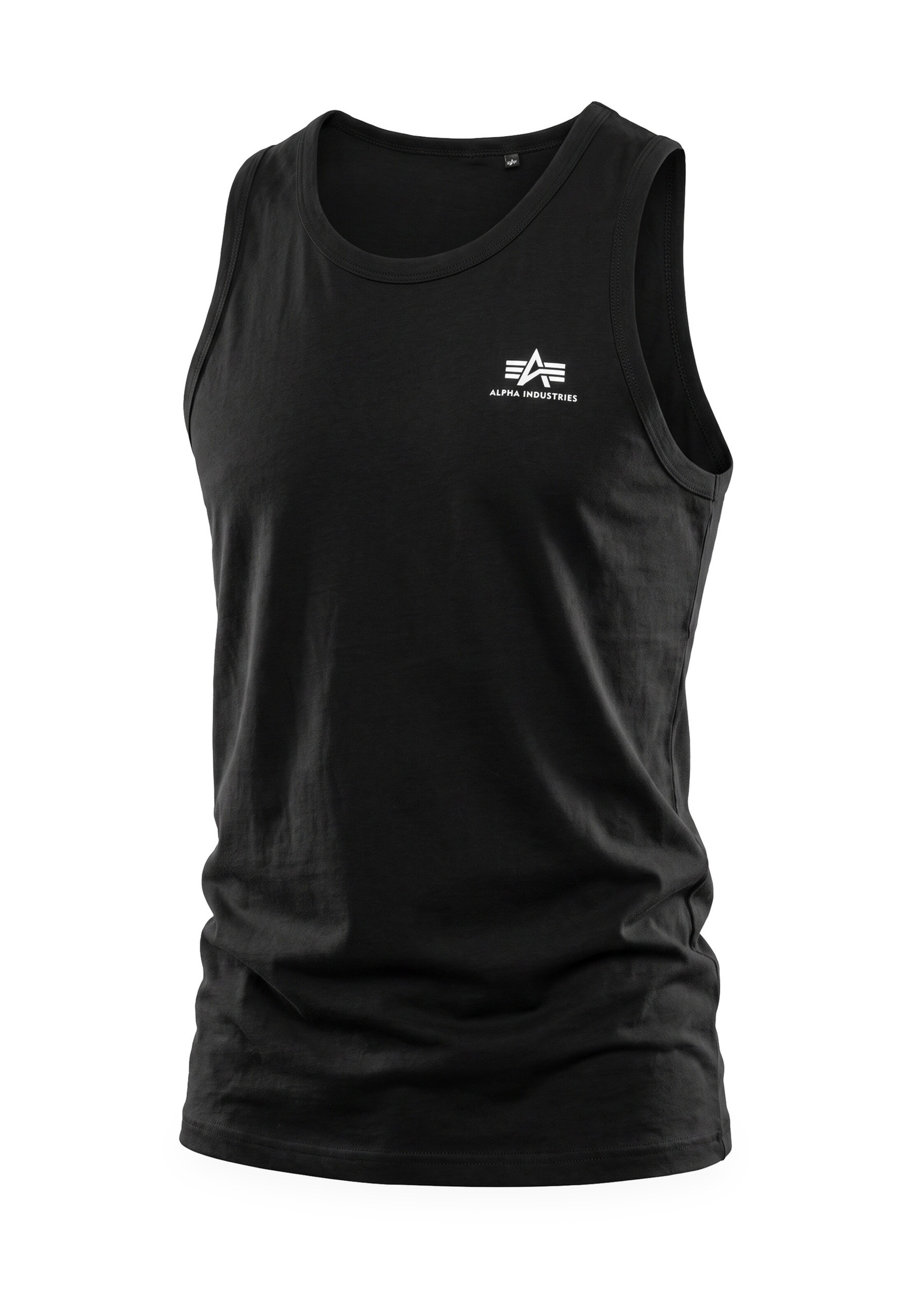 T-Shirt ALPHA INDUSTRIES en noir : devant