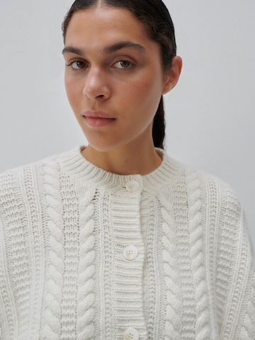 ABOUT YOU x Marie von Behrens Knit Cardigan 'Rosie' in White