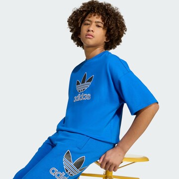 T-Shirt 'Trefoil' ADIDAS ORIGINALS en bleu