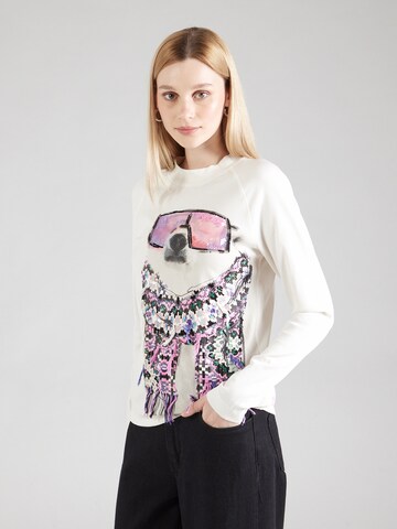 T-shirt Marc Cain en blanc : devant