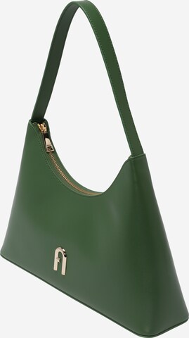 FURLA - Mala de ombro 'DIAMANTE S' em verde