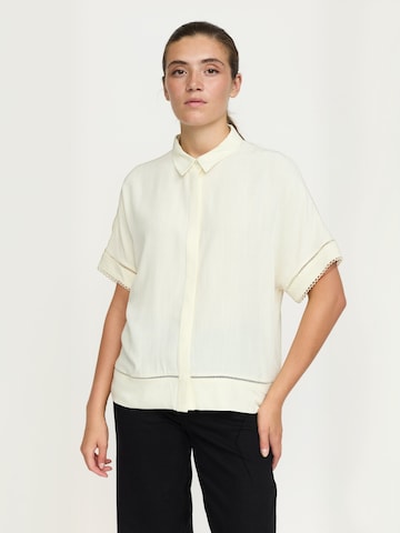 T-shirt ' SRLima ' Soft Rebels en beige : devant