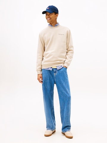 Tommy Jeans Mikina – béžová