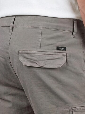 BLEND Regular Cargo trousers 'Barni' in Grey