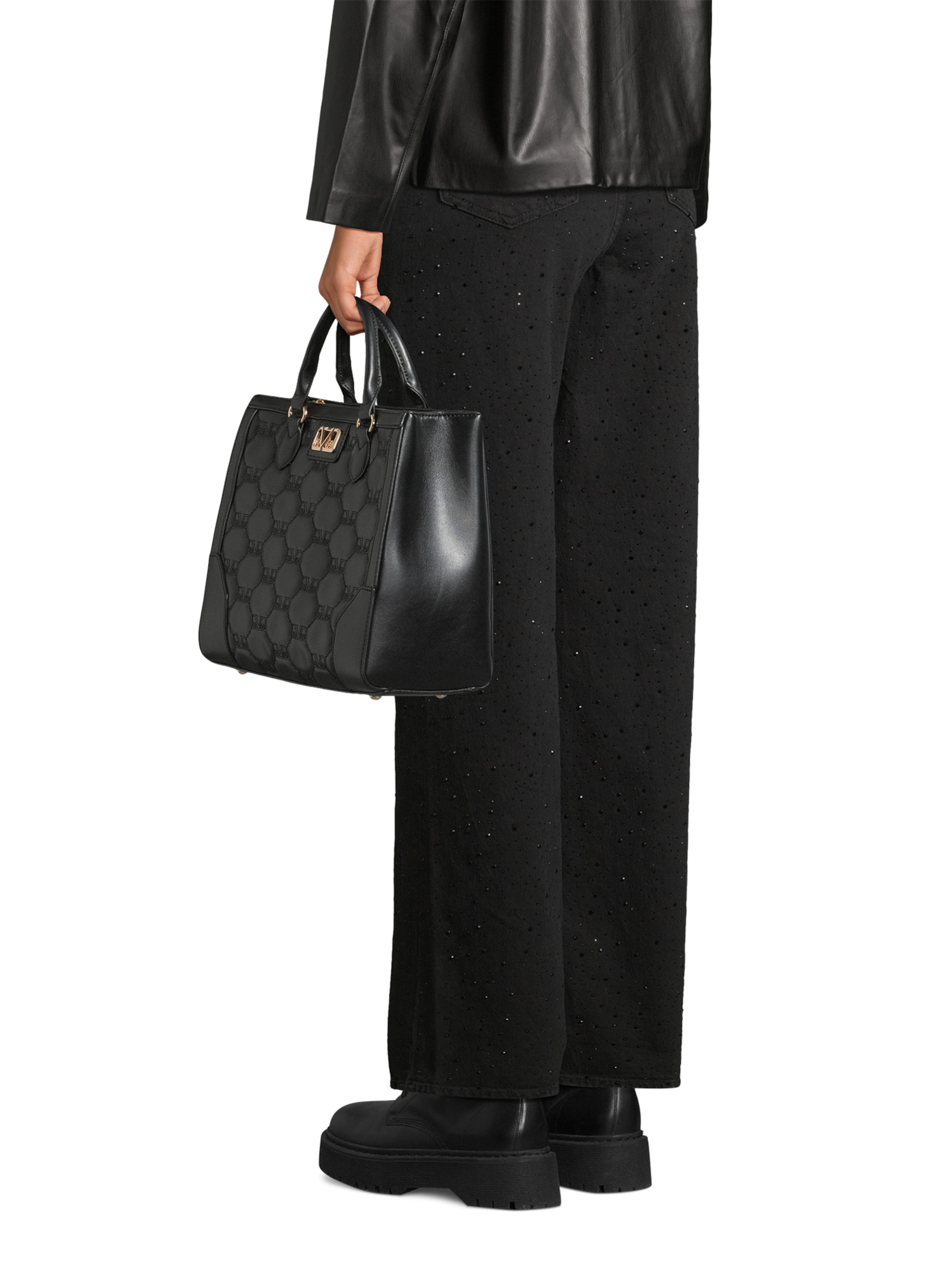 juoda 19V69 ITALIA Rankinė 'Ella'