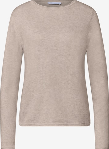 STREET ONE Sweater in Beige: front