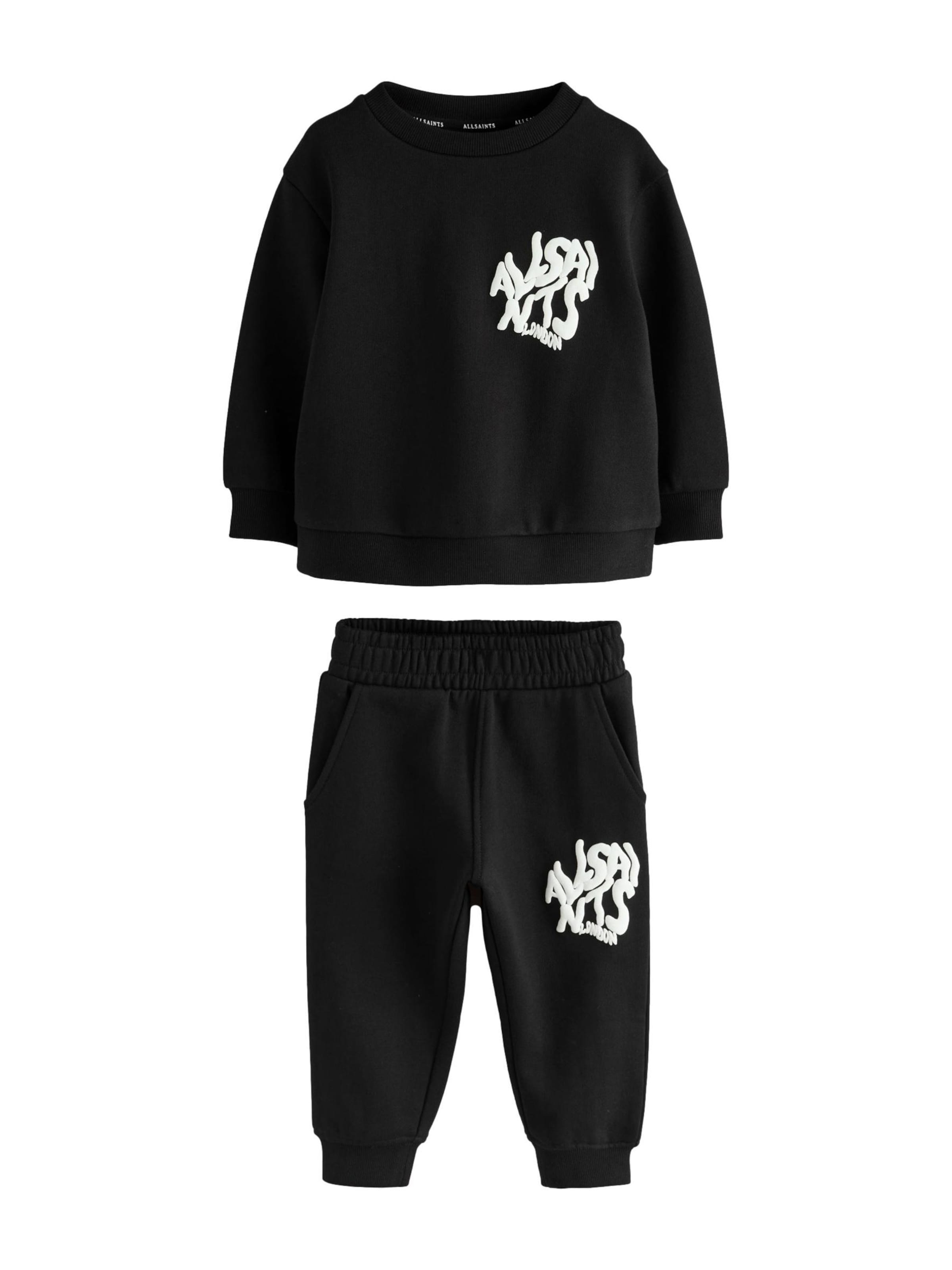 smALLSAINTS Sweat suit 'Orlando' in Black: front