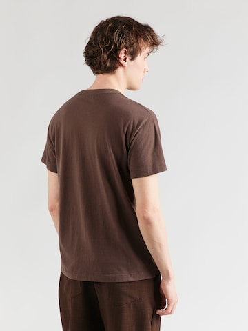 Abercrombie & Fitch Shirt 'ESSENTIAL' in Brown